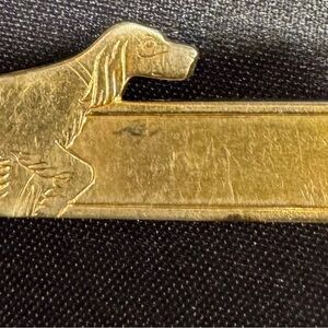 Anson Retriever or Setter Dog Tie Bar